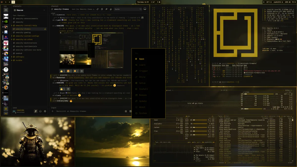 Black Gold theme