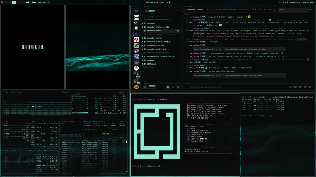 Black Turq theme