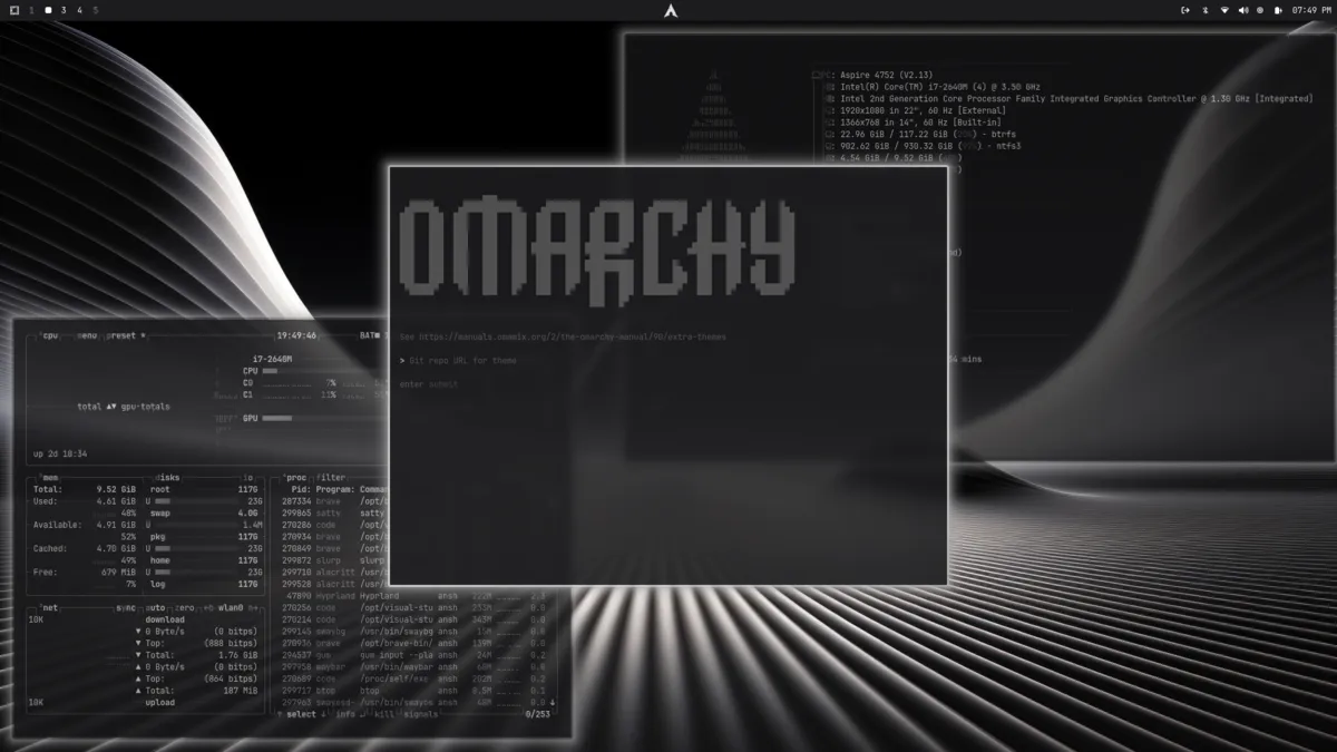 Omacarchy theme