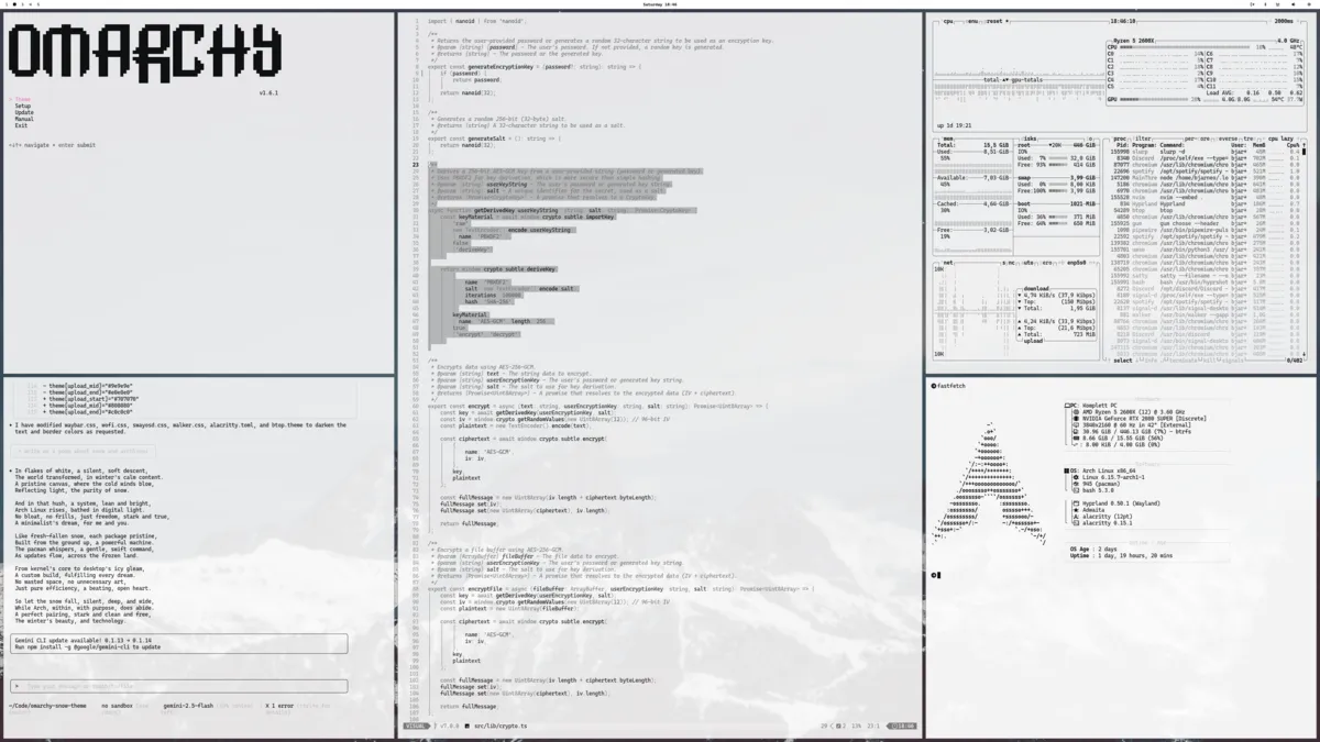Snow theme