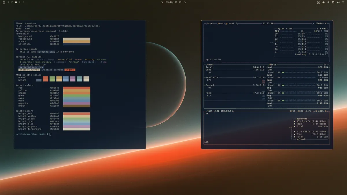 Terminus theme screenshot