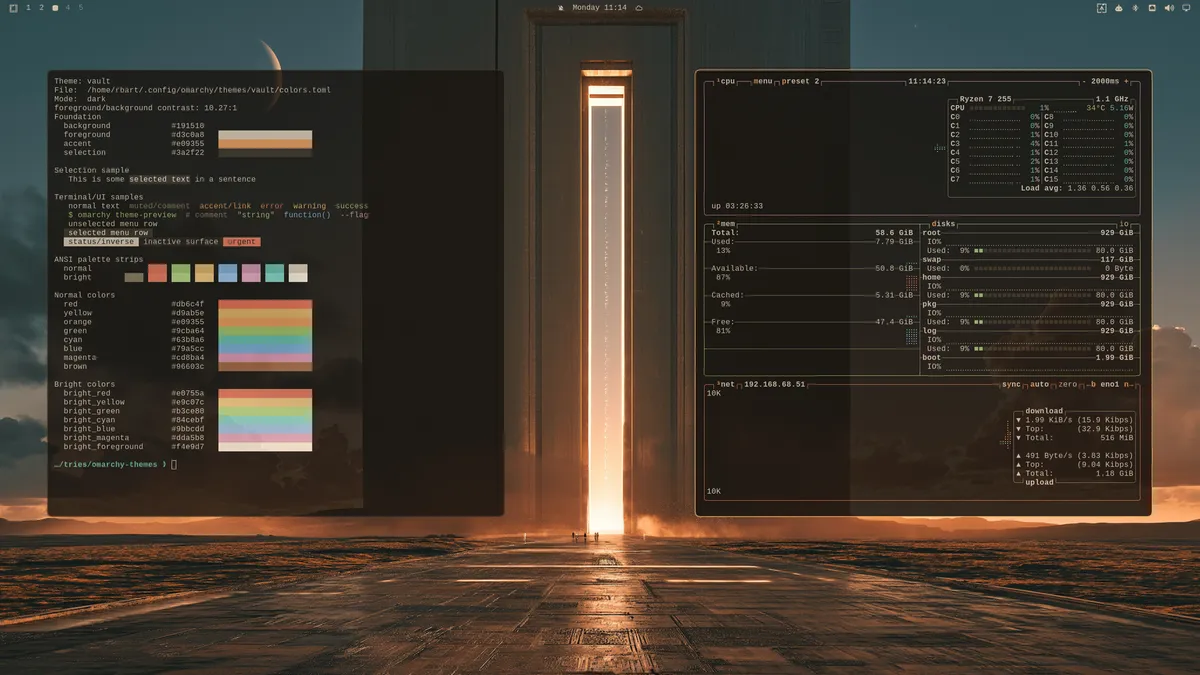 Vault theme screenshot