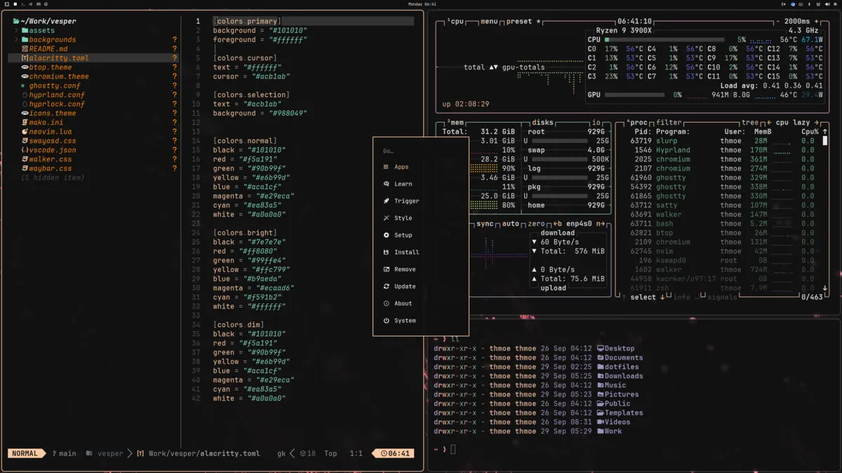 Vesper theme