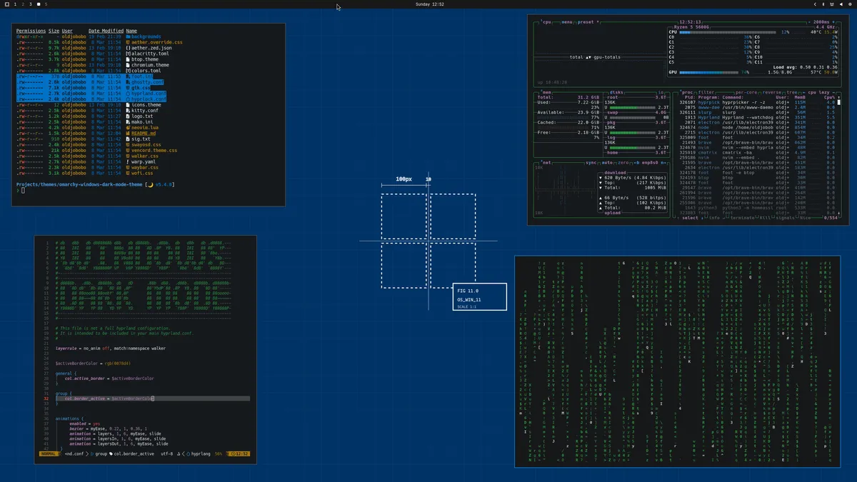 Windows Dark Mode theme